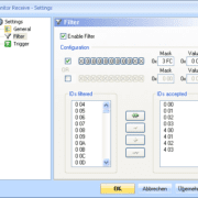 Protocol monitor, Filter